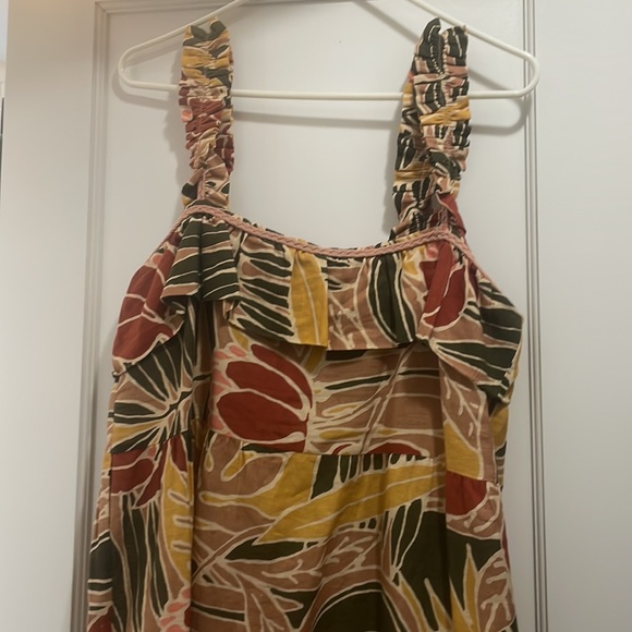 Sézane Filly Dress in Vicky Leaf Print - Picture 4 of 5